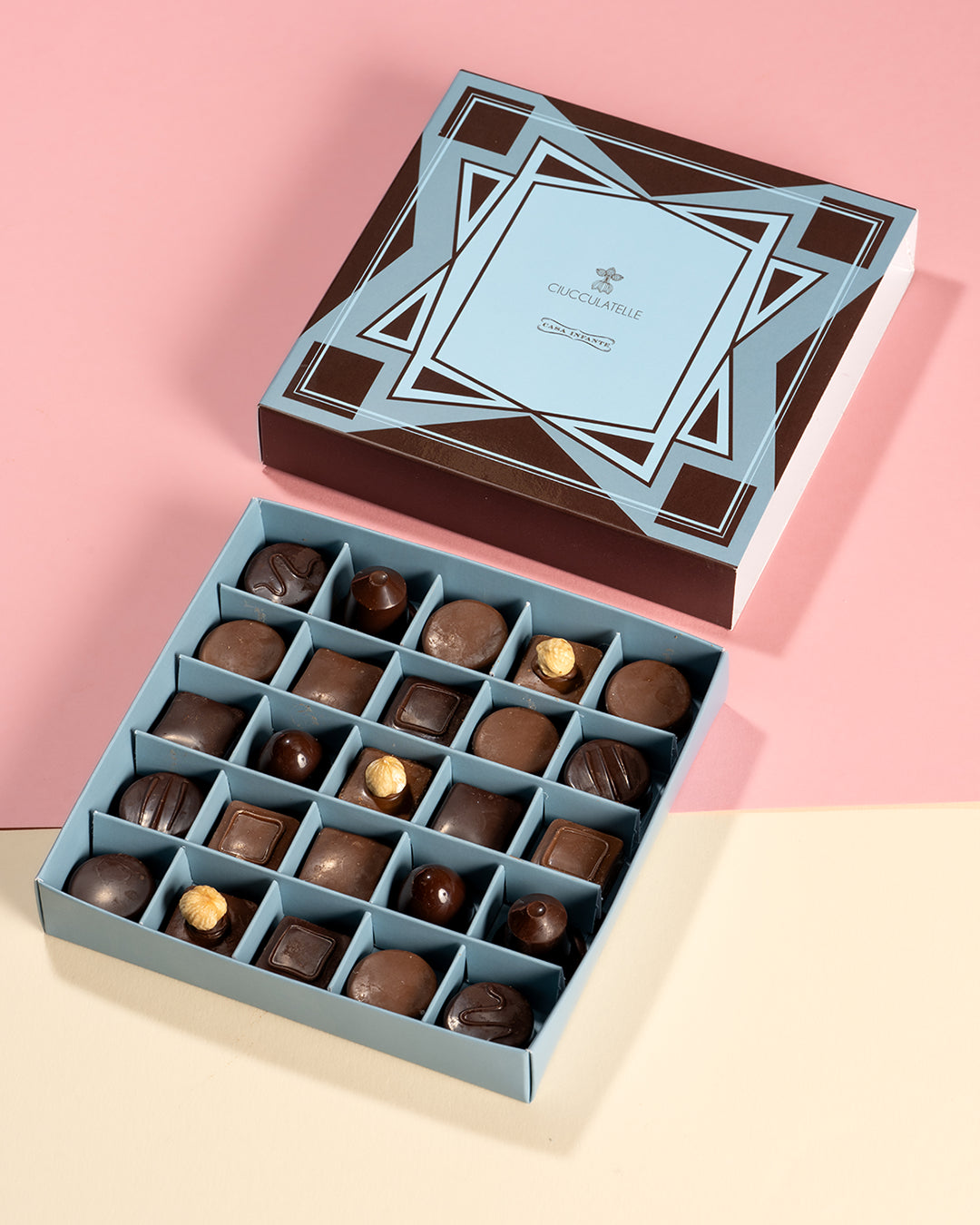 Box Ciucculatelle – 25 Praline di Cioccolato Artigianale Assortite