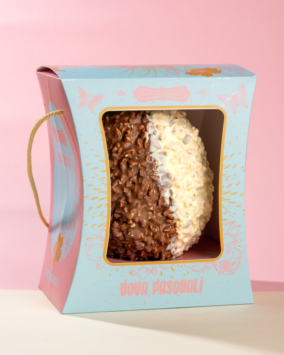 Uovo di Pasqua Granellato Black & White