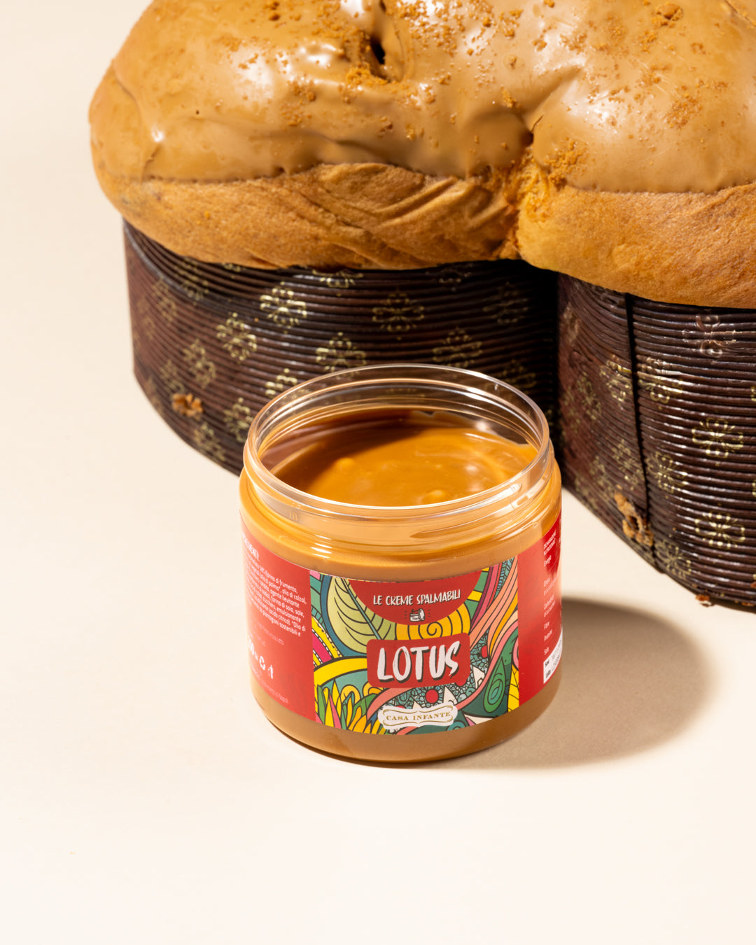 Colomba Lotus con Crema Spalmabile