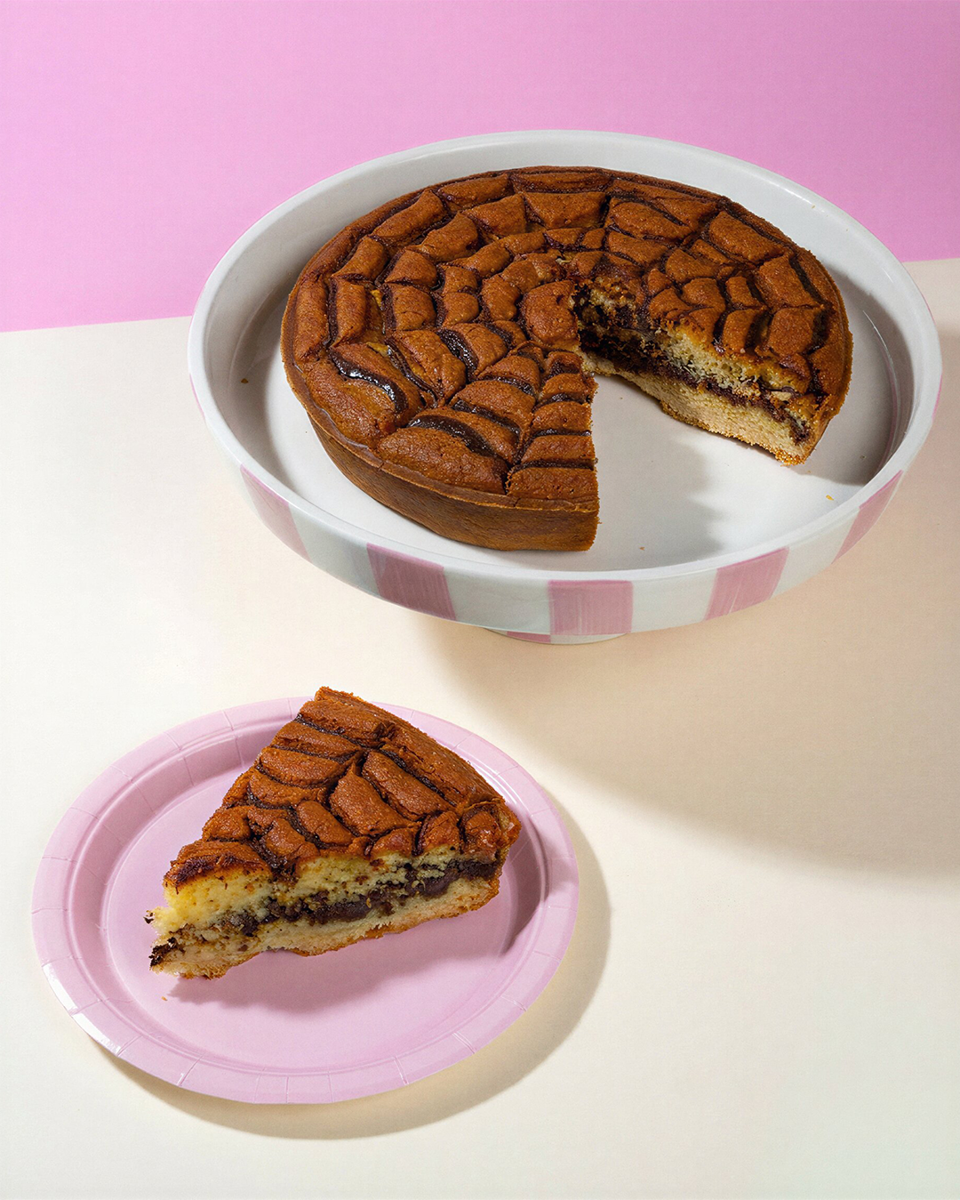 Pandolce al Cioccolato – Cake allo Yogurt con Crema Noccioinfante